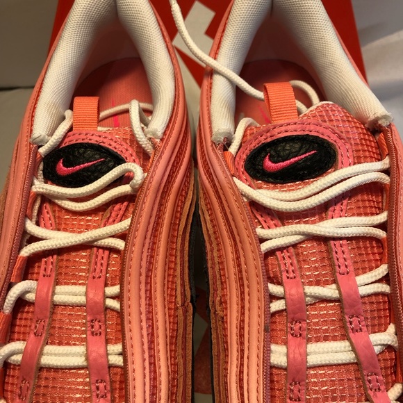 Nike Men’s Air Max 97 Pink Gaze / White / Black / DZ5327 600 Size 10.5 New - Picture 3 of 13